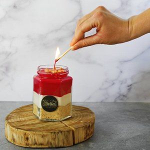 Bella Candle Factory JellyCherry Red Desert Candle